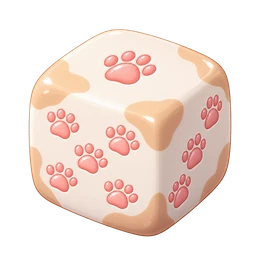고양이 발바닥 주사위
